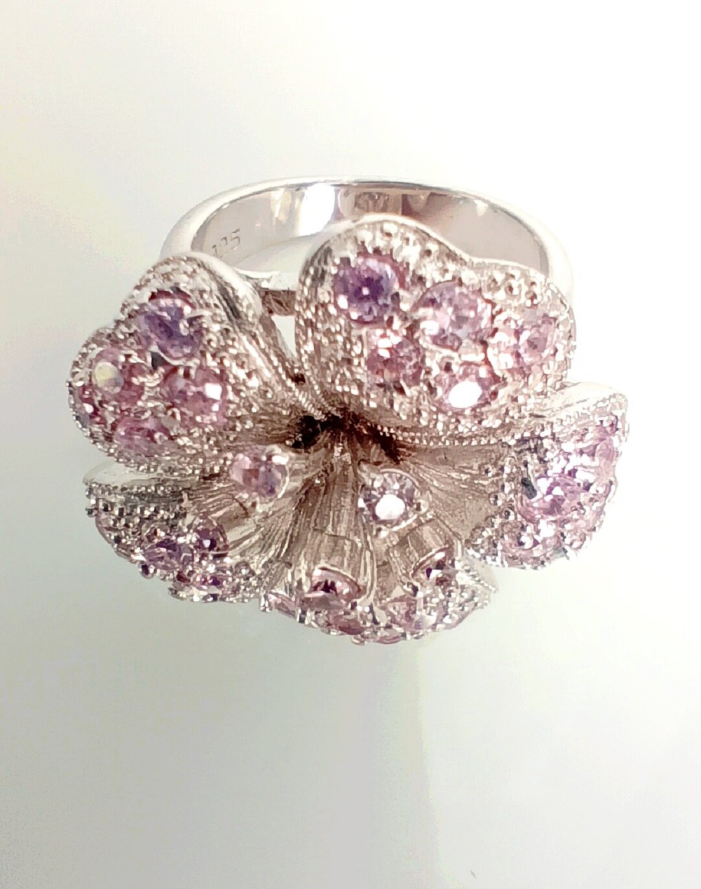 Кольцо ювелирное Эстерелла, серебро 925 пробы, с фианитами/Ф