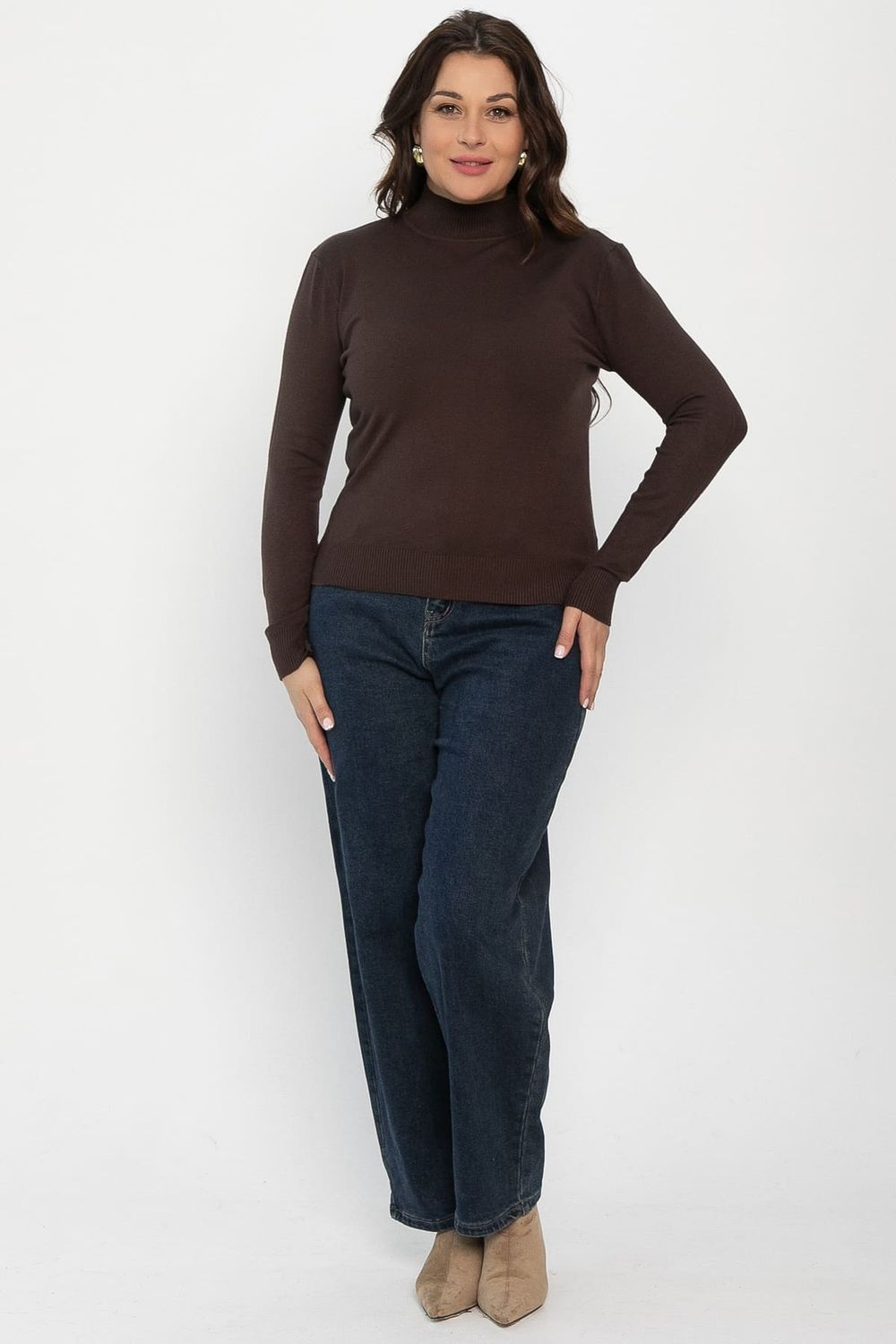 Водолазка Осенняя история (шоколад) Б14553-20М LT Collection