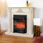 Каминокомплект Real Flame Stefania WT-F612 с очагом Fobos Lux Black RC