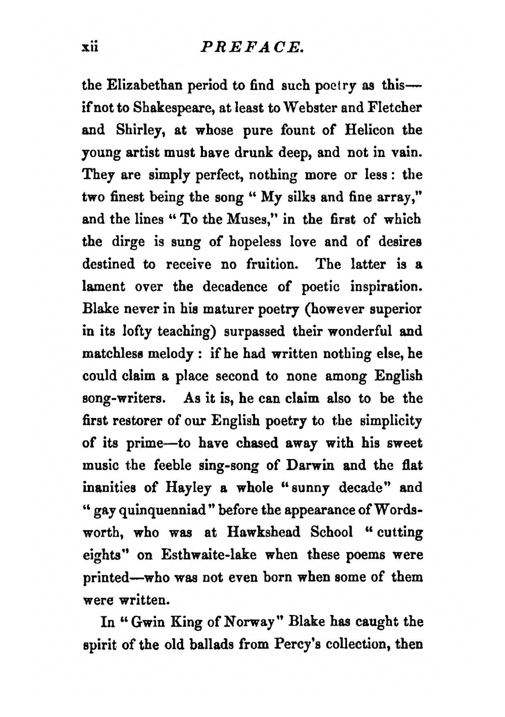 Poetical sketches | William Blake