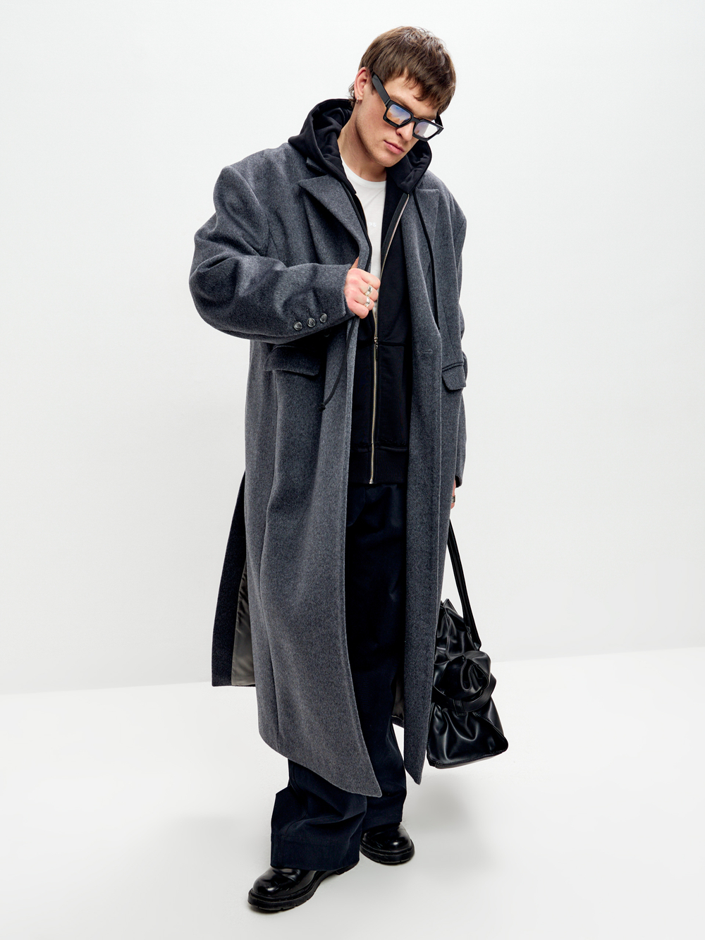 Пальто SAVE серое