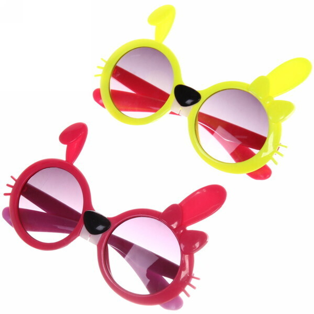 Очки солнцезащитные детские «Sunshine», зайки, микс цветов