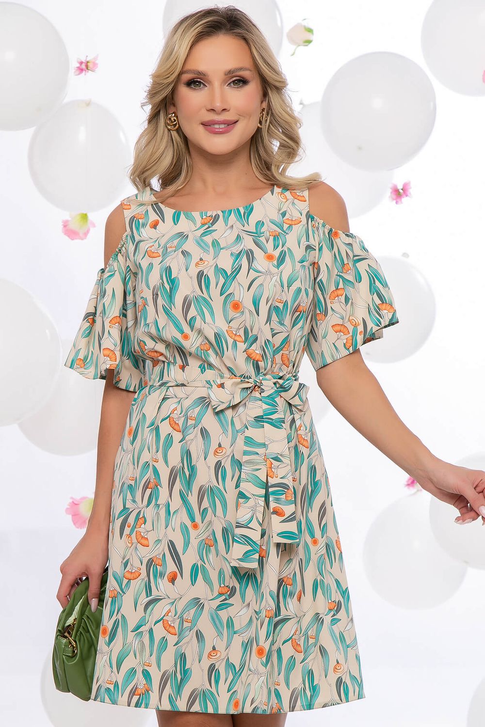 Платье "Марианна" (цветы) П5486 LT Collection