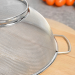 Дуршлаг 24см нерж с ручками на ножке MB 40600