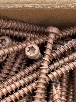 5х70 саморез для террасной доски DARK BROWN, TX20, ( 200 шт)