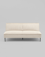 Диван прямой Кассель велюр рельефный молочный