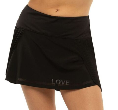 Теннисная юбка Lucky in Love Core Love Is Power Pleated Skirt - black