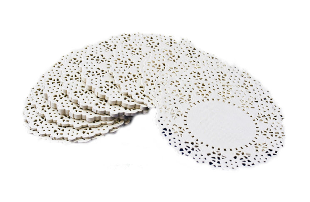 Салфетки кругл. d=10 см ажурная (8упх250шт) Горница/Авиора, 19455