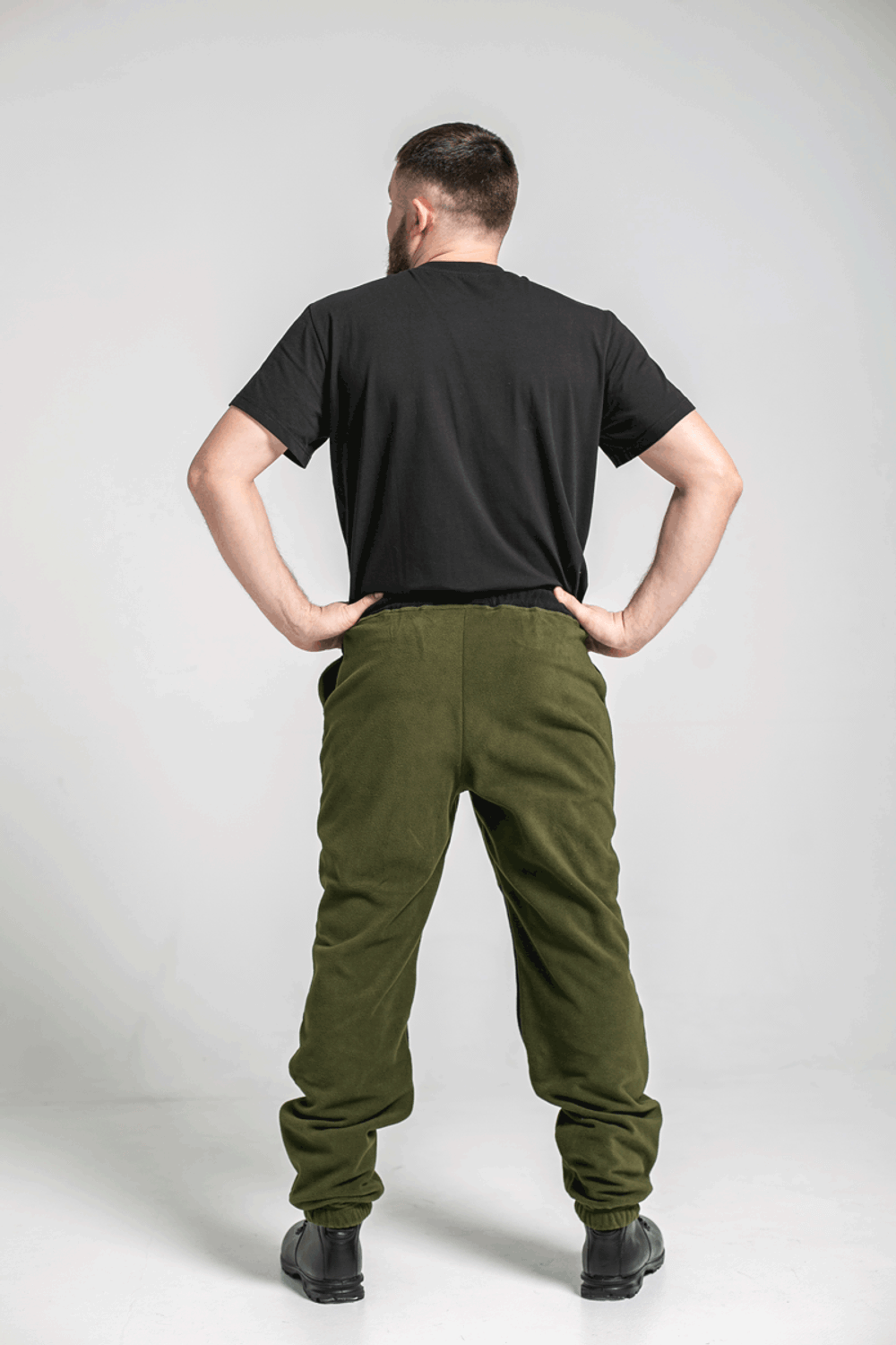 Флисовые брюки мужские комби