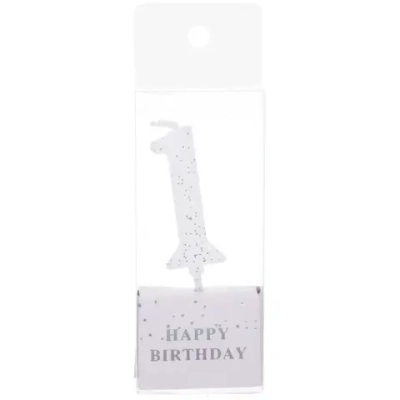 Свеча для торта Цифра Фактура «1» 4,6 см