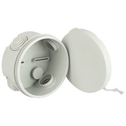 Распаячная коробка ЭРА KOR-85-40-4gv-MP серая 85х40мм с гермовводами 4 входа прямой монтаж IP55