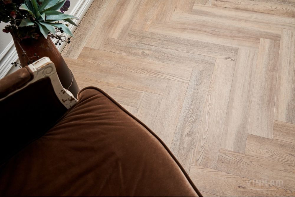 Виниловый паркет Vinilam Parquet Herringbone Северный Паркет