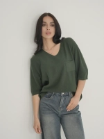 Кофта вязанная тонкая американка 9931КК