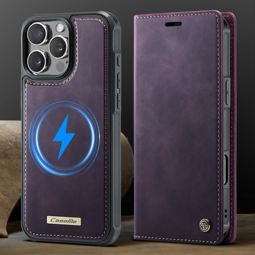 Чехол-кошелек CaseMe 2 in 1 MagSafe iPhone 16 Pro