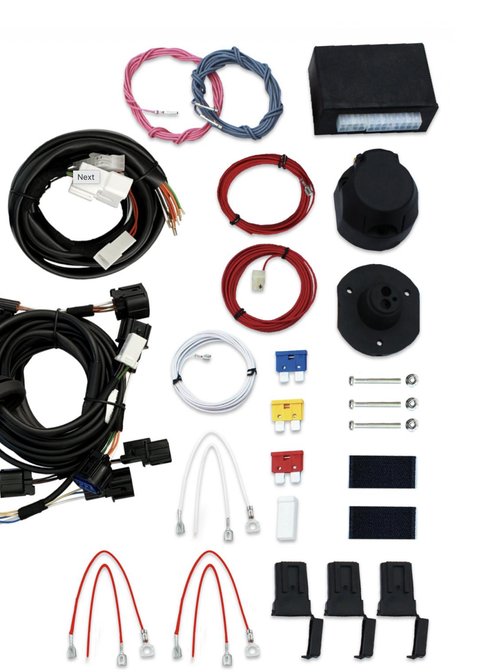 Комплект штатной электрики для фаркопа 13-pin Hyundai Tucson lV 2021- с блоком 7.2 (premium) - КонцептАвто KA SC 132 109 602