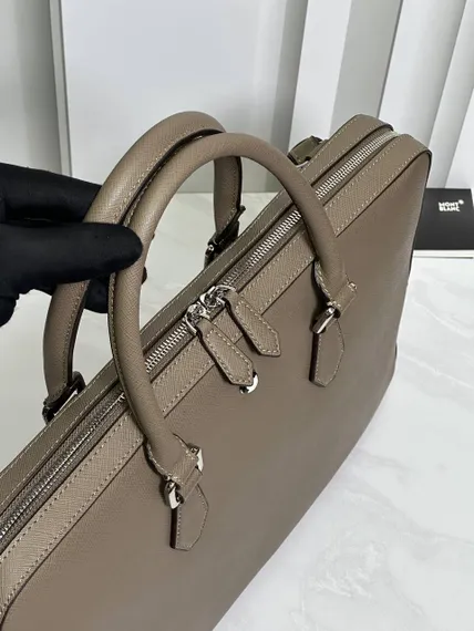 Портфель для документов MONTBLANC Sartorial бежевая