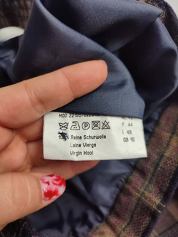 Юбка Gessler шерстяная в клетку 46 размер