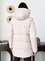 Куртка весенняя удлиненная со съемным капюшоном