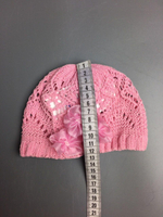 Шапка для принцессы на 3-6 месяцев