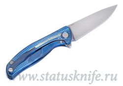 Нож Широгоров Флиппер 95 "Горыныч" Elmax подшипник анодированиефотография - 6