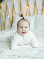 Комбинезон флисовый "Молоко" 0+