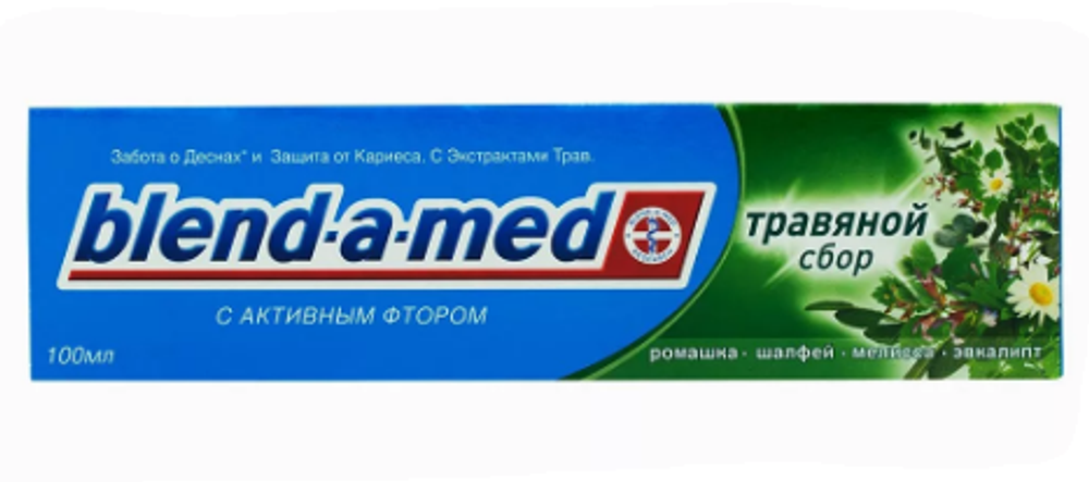 Blend-a-med Паста зубная Анти-кариес Травяной сбор, 100 мл