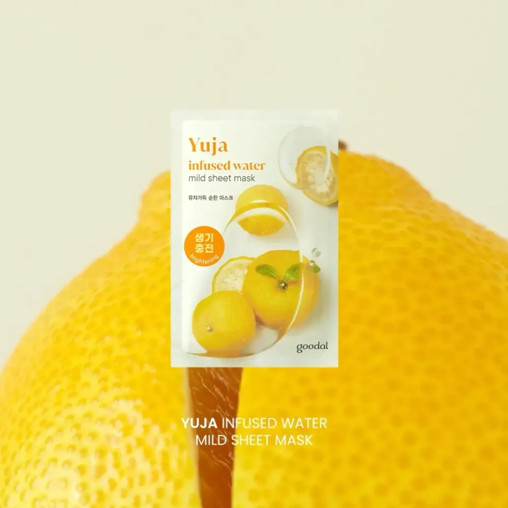 Goodal Yuja Infused Water Mild Sheet Mask 1шт