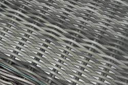 "Амароне" обеденная группа из искусственного ротанга на 6 персон, цвет графит