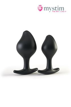 Mystim e-stim butt plug, Rocking Force - Анальная пробка с электростимуляцией S