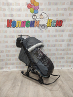 Санки-коляски Galaxy Nova серый