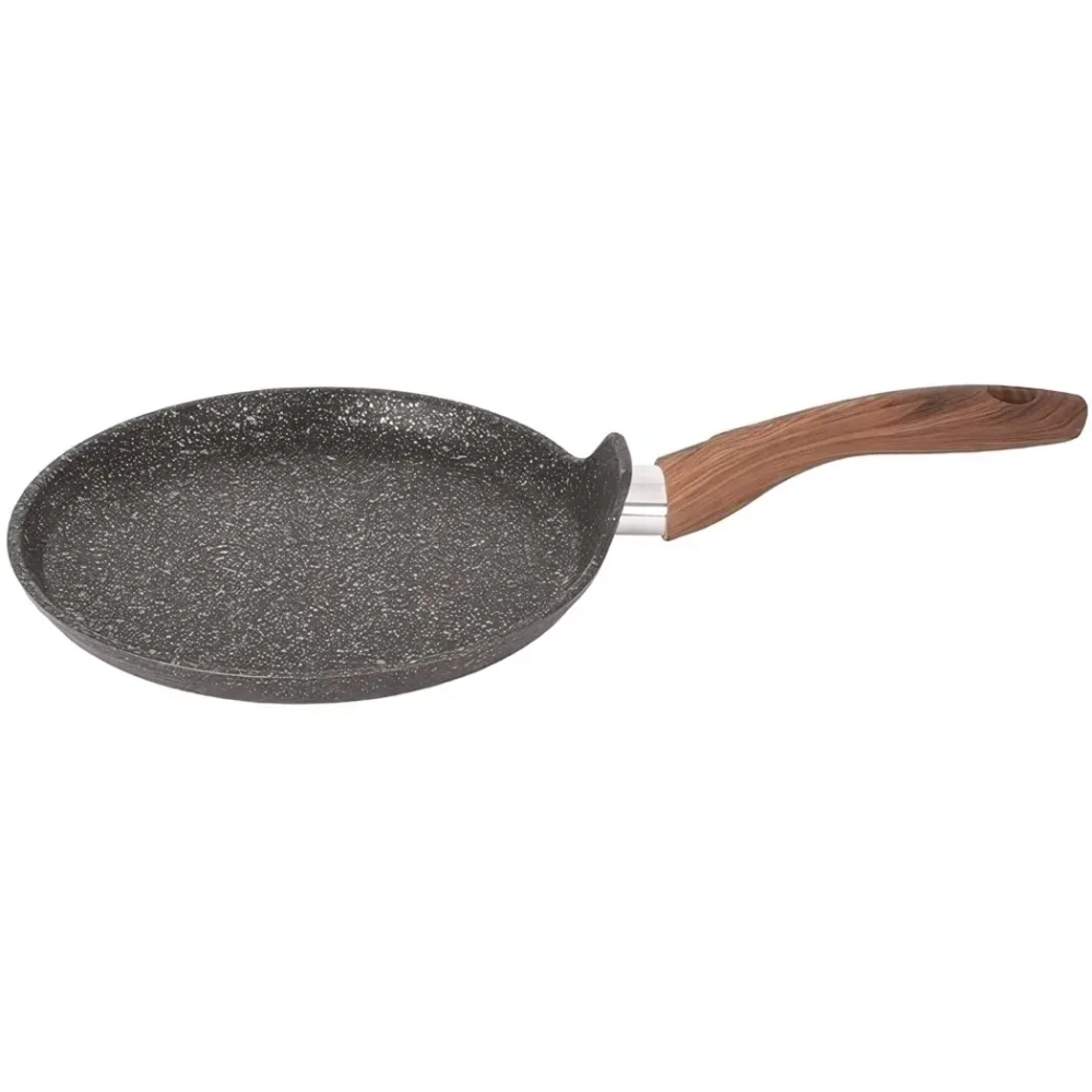 Сковорода блинная 240мм с ручкой,АПлиния «Granit Ultra» (Original)
