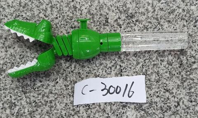 Мыльные пузыри с животным хваталкой Крокодил, 24 см, 2 цвета микс, с-30016