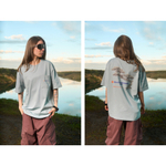Футболка Nothomme T-shirt Outdoor Fog Blue "Environment Care"