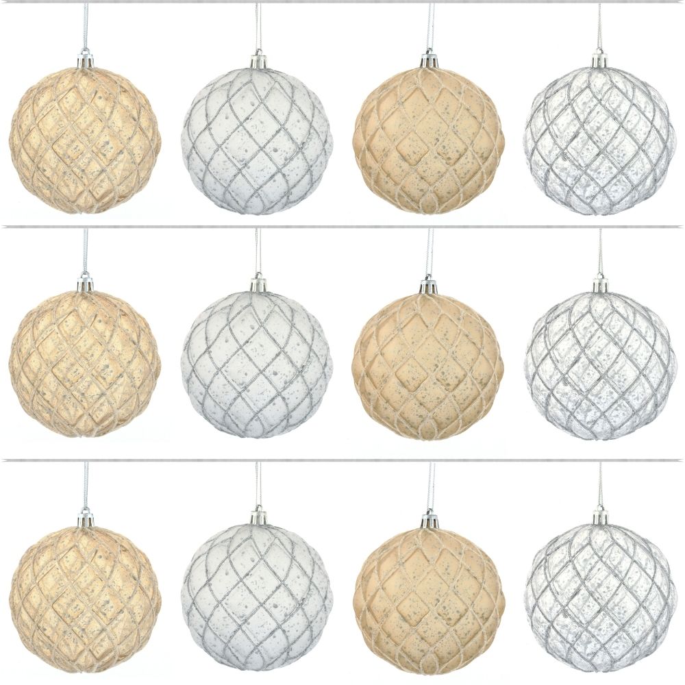 GAEM Набор из 12шт Украшение новогоднее Шар "Восточная сказка", D10 см, L43 W33 H27 см