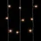 Светодиодный занавес 2*3 м., 600 экстра теплых белых LED ламп, черный провод ПВХ, LTC (PCL602-11-2EWW)