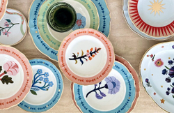 Тарелка десертная Bitossi Home Botanica Pink (20.5 см)