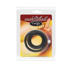 Набор колец для эрекции Cock & Ball rings (3 шт разного диаметра)
