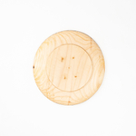 Деревянная тарелка-блюдце из сибирского кедра 19,5 см. T200