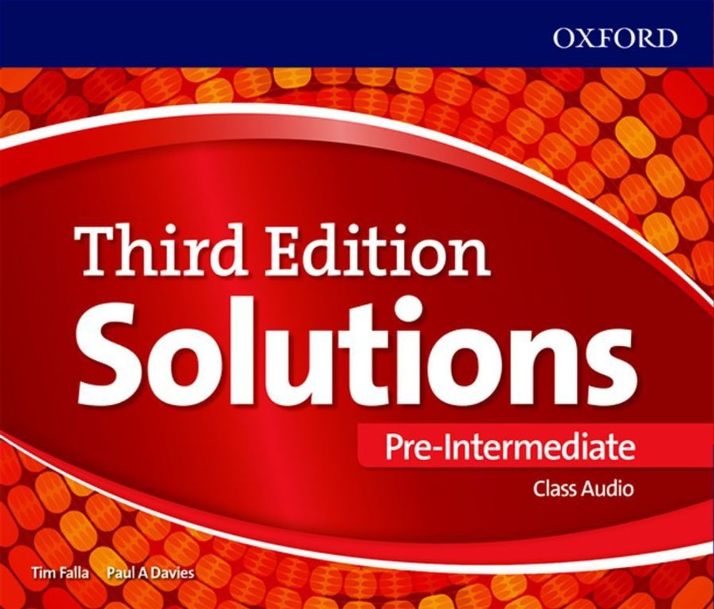 SOLUTIONS 3ED PRE-INT CL CD(3)