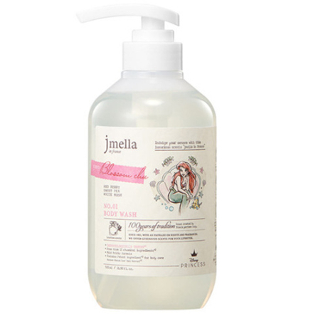 Гель для душа парфюм. Вишня и белый мускус Jmella In France Disney Blossom Chu Body Wash, 500 мл