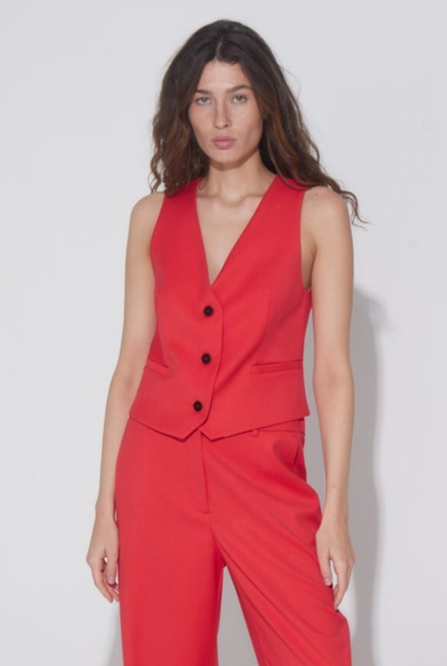 Жакет оверсайз с одной шлицей, черный