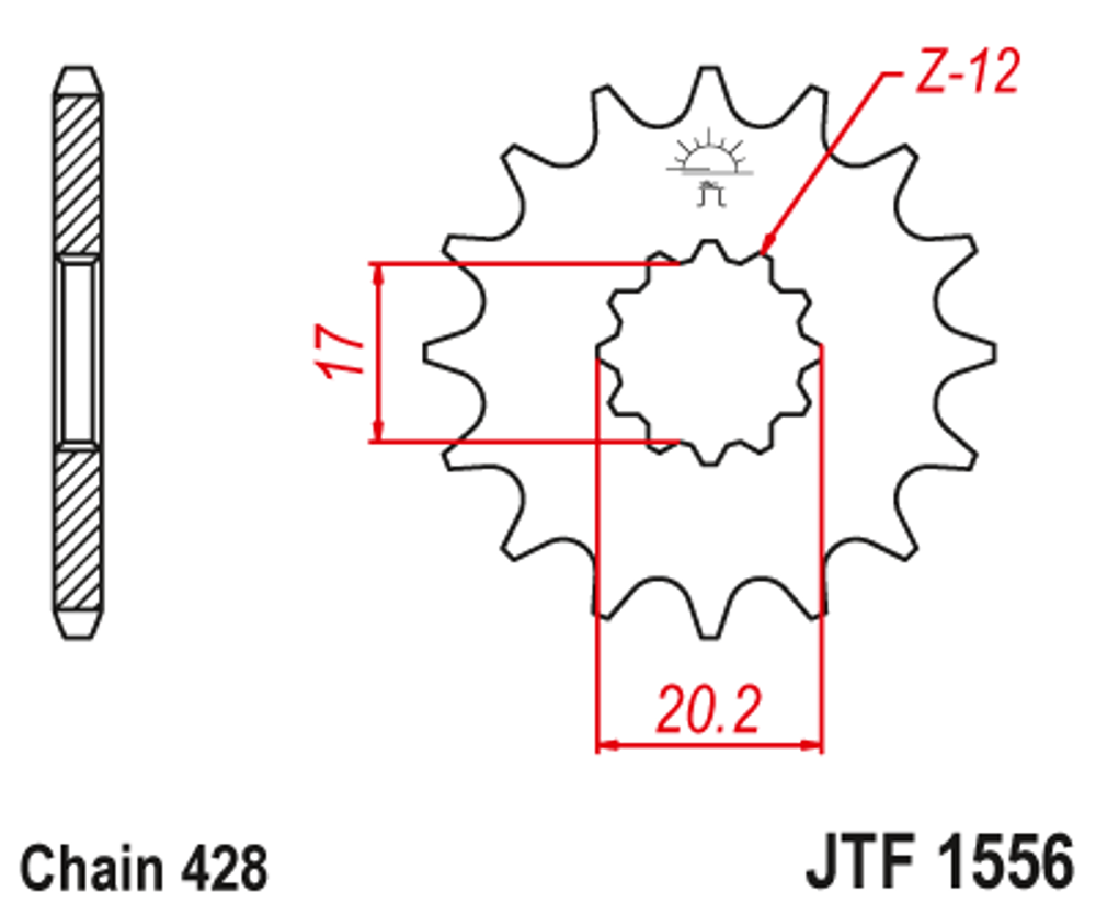 Звезда JTF1556.12