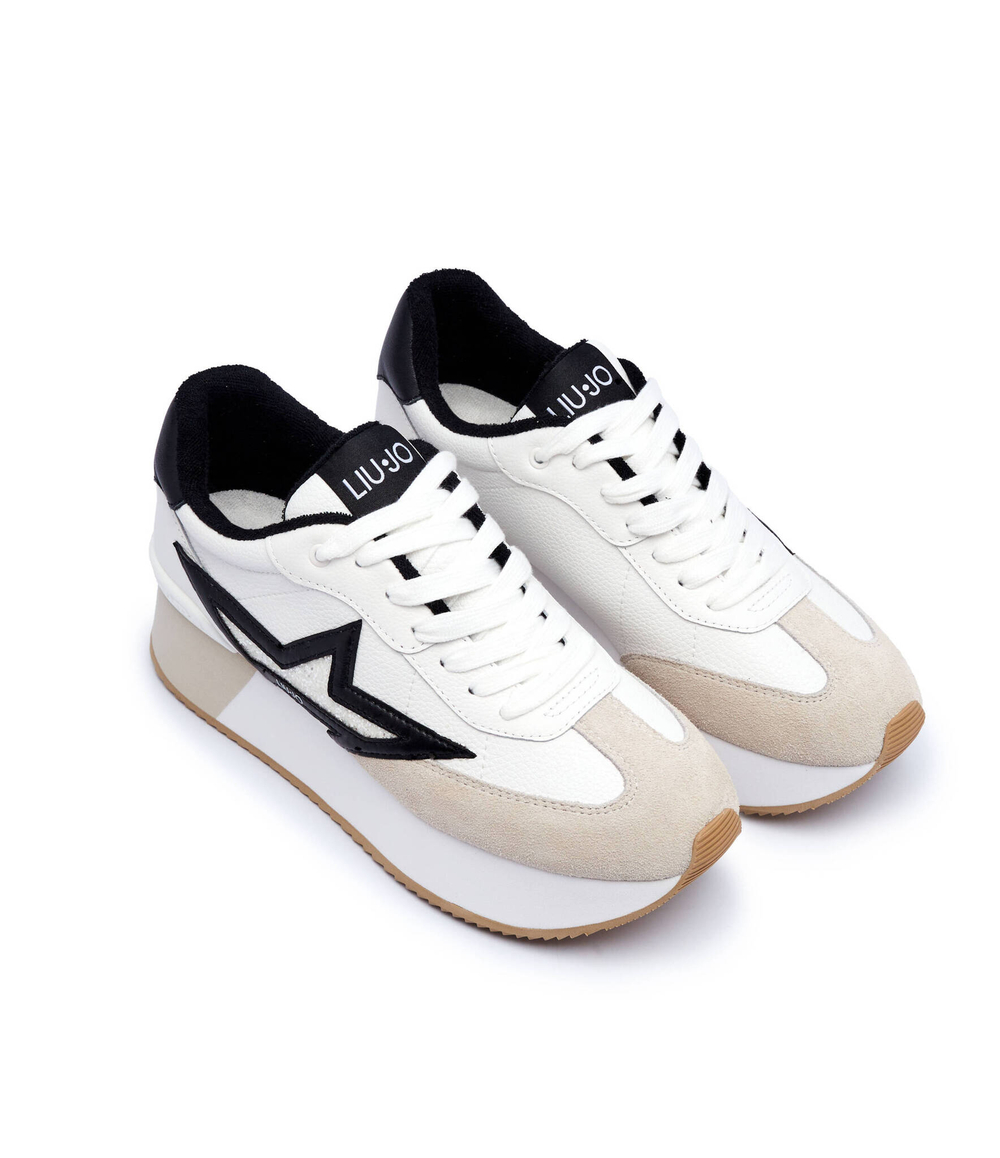 Кожаные кроссовки dreamy Liu Jo - белый(BF4039 PX528)