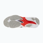 Кроссовки волейбольные Mizuno Wave Lightning Elite white/black/fiery red