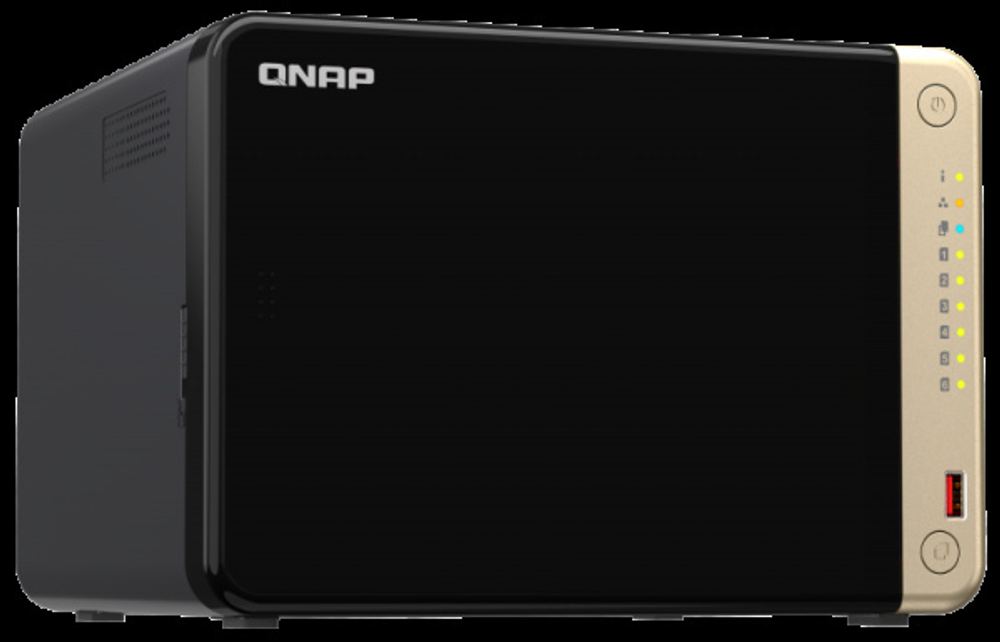 Сетевой RAID-накопитель QNAP  TS-664-8G
