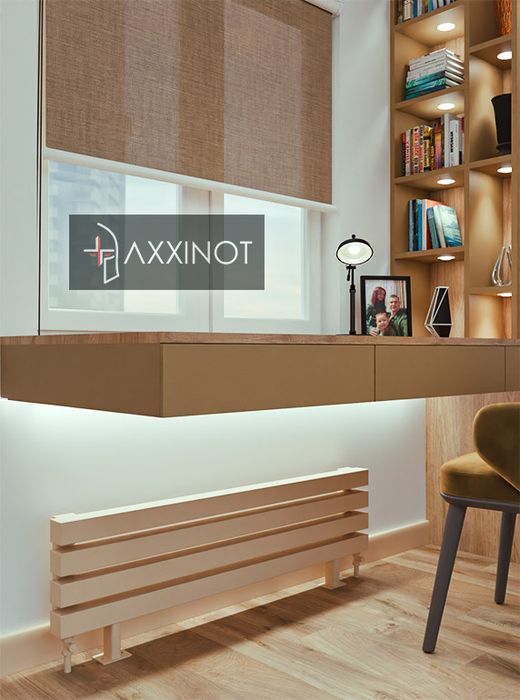 Axxinot Verde ZN - напольный трубчатый радиатор шириной 2500 мм