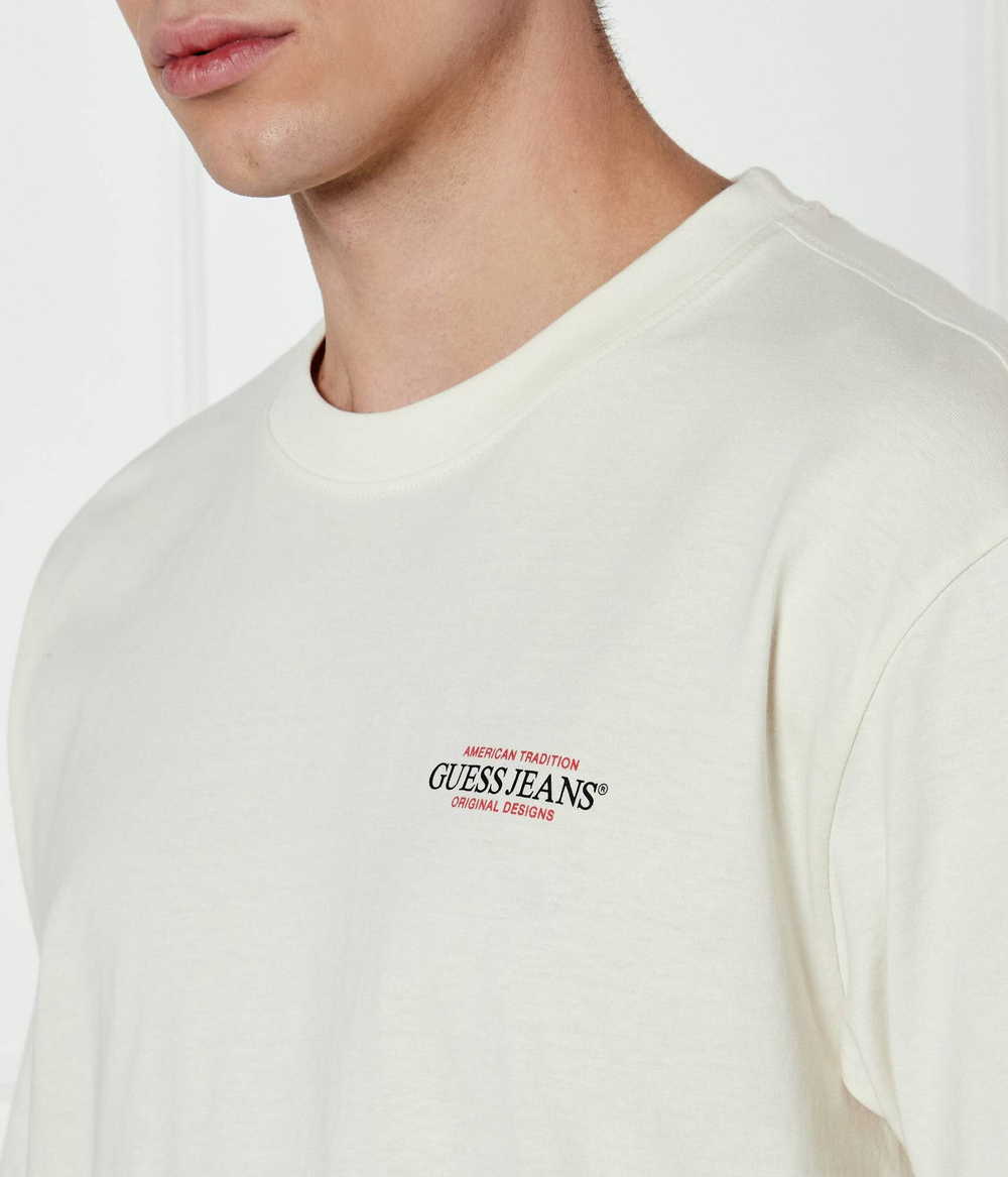 Футболка AMERICAN Guess Jeans - экрю(M4BI75 K8FQ4)