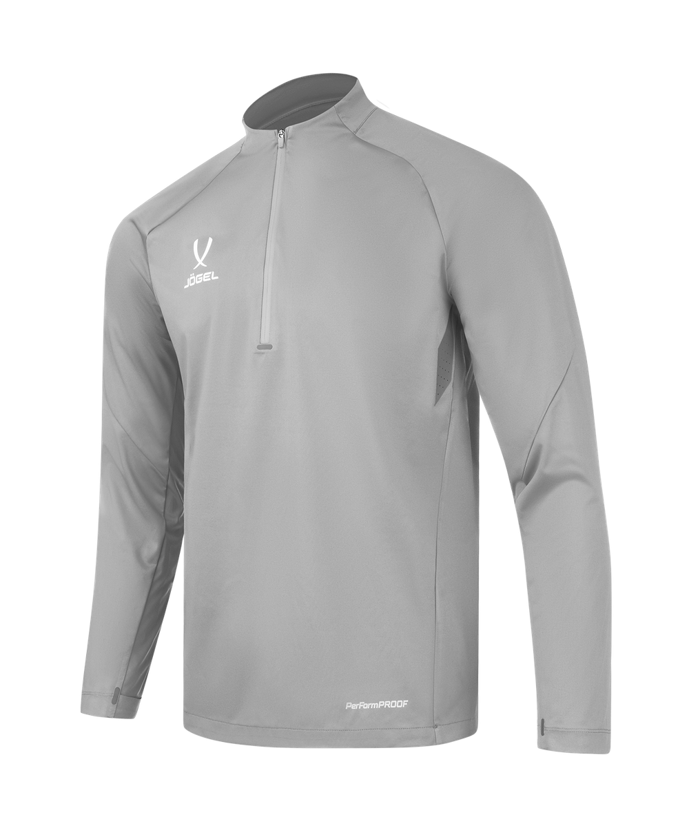 Джемпер ветрозащитный JÖGEL PREMIER PerFormPROOF 1/4 Zip Wind Top, серый
