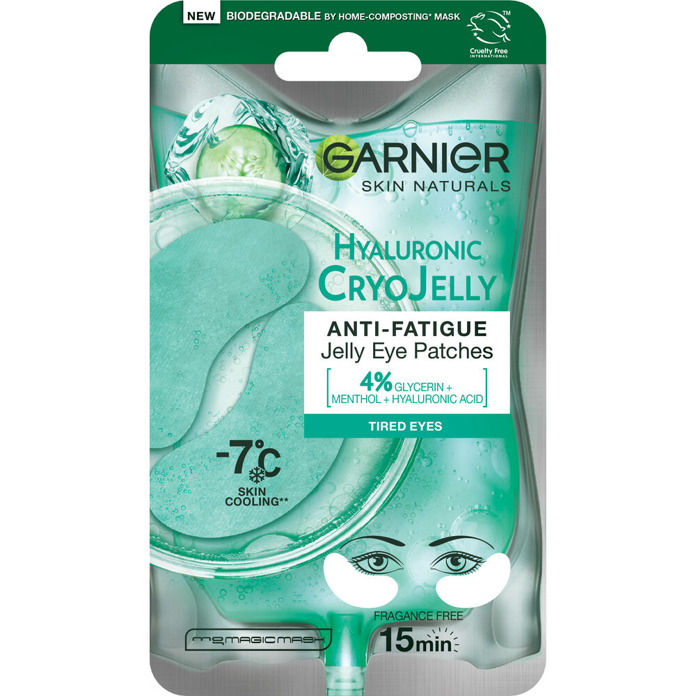 Garnier Skin Naturals Патчи для глаз Эксперт + Крио Гель, тканевые, 5 мл