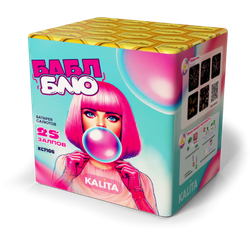 КС Батарея салютов Бабл Блю (1,0" х 25)